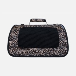 Wouapy | Sac de transport pliable pour chat et chien | Léopard
