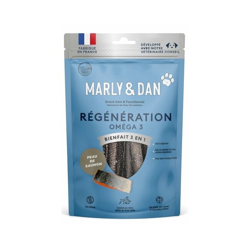 Marly & Dan Rouleaux "Régénération - 100% Peau de Saumon" Chien