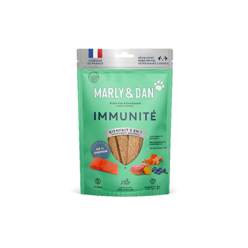 Marly & Dan Barres à mâcher "Immunité" Chien