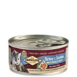 Carnilove Turkey & Salmon for adult cats 100g