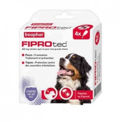BEAPHAR FIPROTEC CHIEN 40 - 60 KG 4 PIPETTES