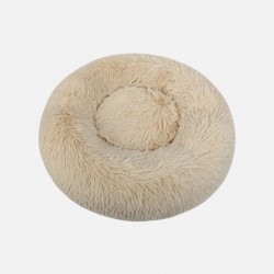 Wouapy | Chien et chat | Corbeille ronde moelleuse | Ecru