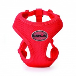 Harnais réglable pour chien en tissus mesh Camon Rouge