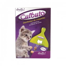 Culbuto distributeur de croquettes pour chat