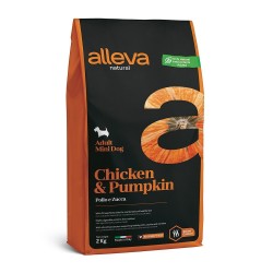 Alleva Natural Poulet Et Potiron Chien Adulte Mini