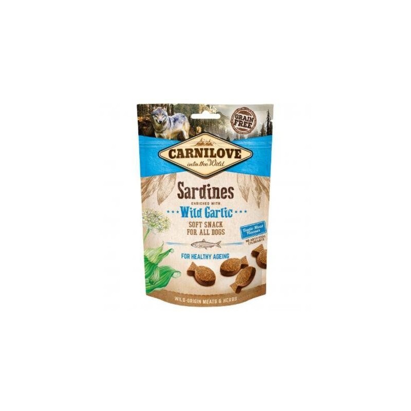 Carnilove Friandises Soft Snack Sardines Ail Chien