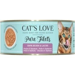 Cats Love Patee Saumon 100 Filets Pour Chat