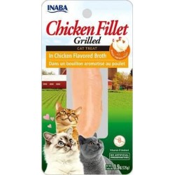 Inaba Friandise Filet De Poulet Grillé Chat Churu En Bouillon Aromatisé Pour Chats