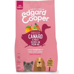 Edgar Cooper Croquettes Naturelles Canard Et Poulet Frais Chiot Sans Céréales