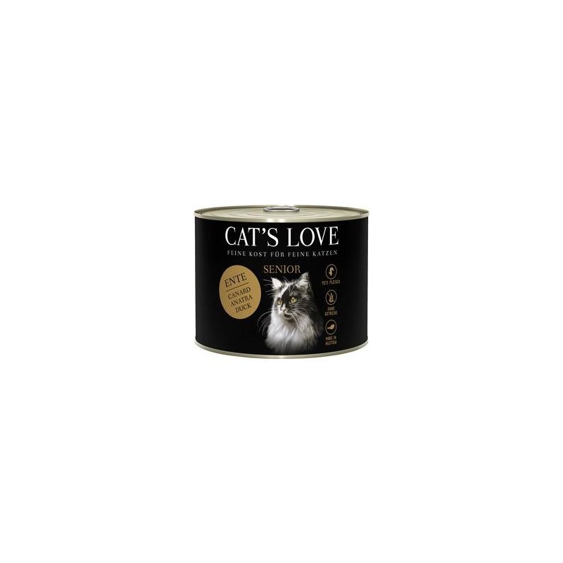 Cats Love Patee Canard Repas Complet Pour Chat Senior 200G