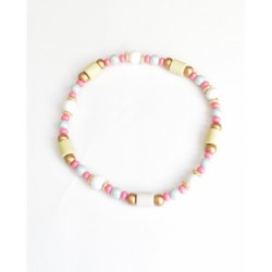 Loocky | Chien et chat |Collier Bijoux anti-tique répulsif perle EM multicolore