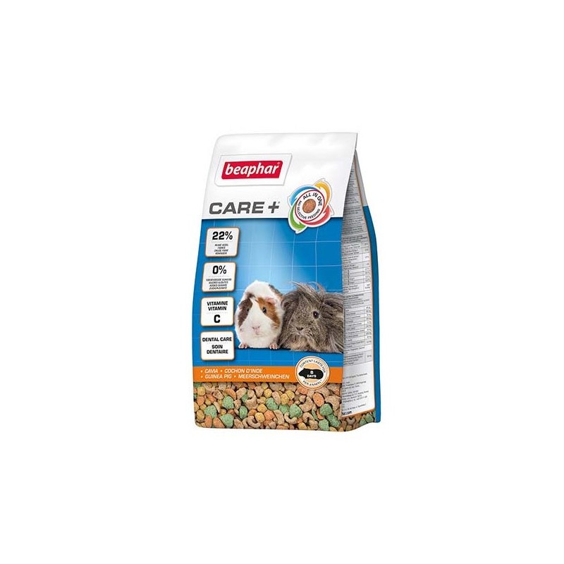 Care+, alimentation pour cochon d'Inde 1.5kg