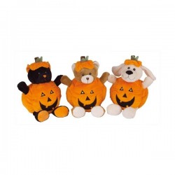 Lot de 3 Peluches Sonores Halloween