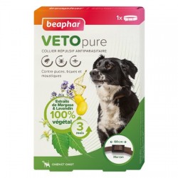 Beaphar VETOpure Collier Repulsif Antiparasitaire pour Chien et Chiot