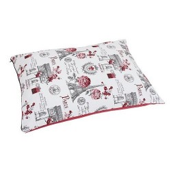 Coussin pour Chien - Motif Paris - Confortable - 60 x 50cm