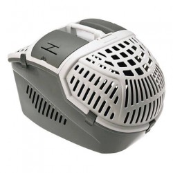 Martin Sellier Cage de Transport pour Chien et Chat Avior Grise