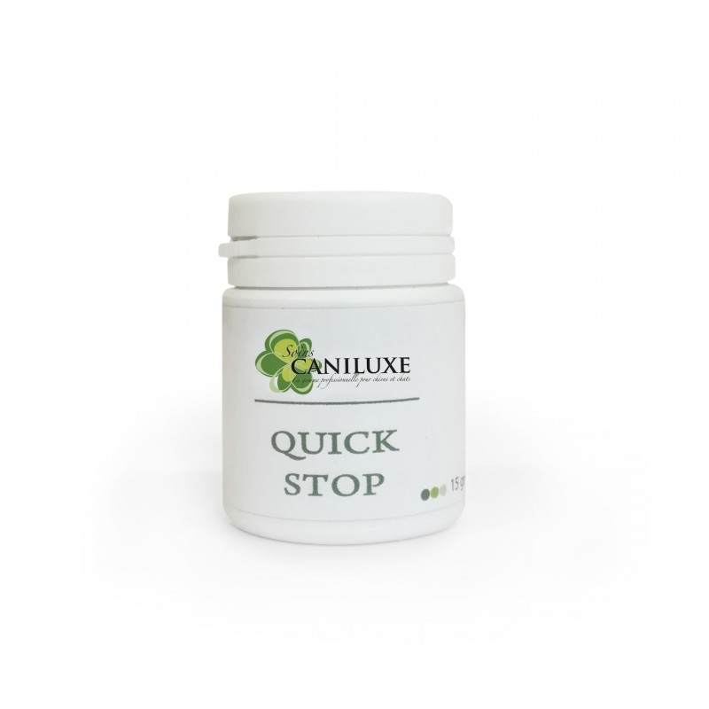 Quick Stop Caniluxe Poudre pour stopper les saignements de griffe Quick Stop Caniluxe Poudre pour stopper les saignements de griffe