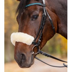 Waldhaussen | Cheval | Rembourrage en peau d’agneau pour dessus de muserolle ou têtière