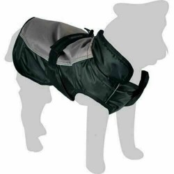 Manteau d'hiver chien gris/noir 40 cm