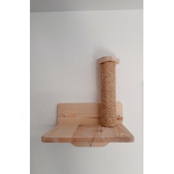 Parc Wood | Chat | Plateforme-griffoir murale en bois