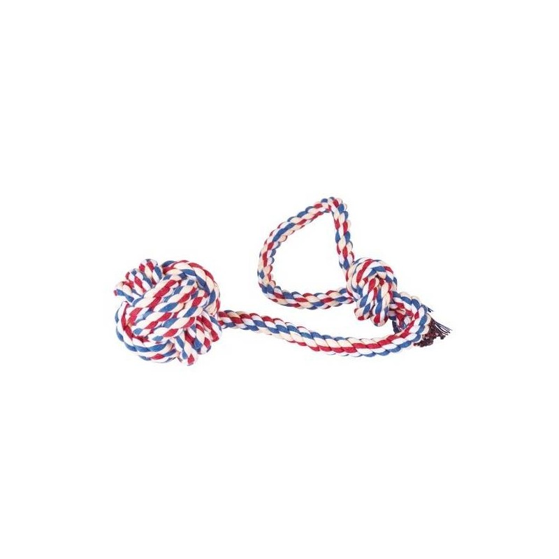 Balle de corde et corde couleur 43 cm