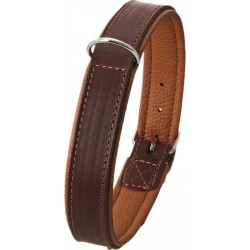 Collier en cuir rondo marron