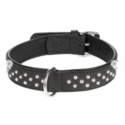 Flamingo | Collier pour chien Atlanta Rondo Noir | Rembourré