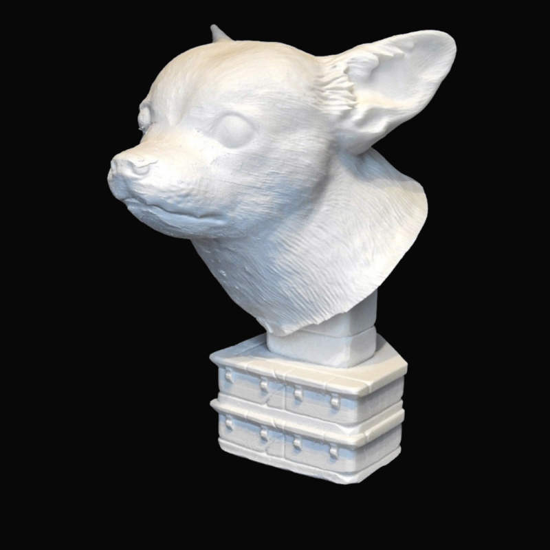 Une lueur d'ange | Statuette funéraire Chihuahua