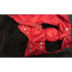 Manteau imperméable rouge / Wouapy