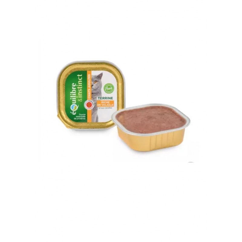 Pâté chat adulte à la volaille