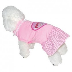 Robe rose pretty pink lilly pour chien