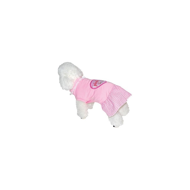 Robe rose pretty pink lilly pour chien