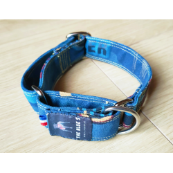THE BLUE S | CHIENS | Collier Sweet Jeans Star Power - Taille S