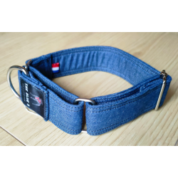 The Blue S | Chien | Collier "Sweet Jeans" - Taille S