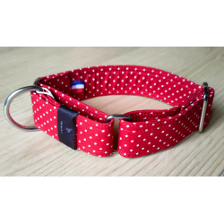 The Blue S | Chien | Collier Spot The Dot - Rouge - Taille S