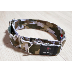 The Blue S | Chien | Collier "Army Of Me" | Beige | Taille M