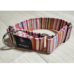 The Blue S | Chien | Collier Transat au Soleil - Rouge - taille M
