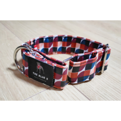 The Blue S | Chien | Collier "Rétro is Rigolo" - Modèle 1 - Taille M