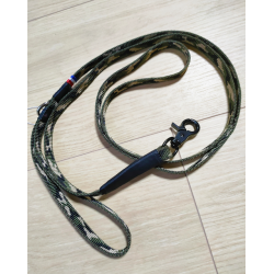 The Blue S | Chien | Laisse "Basiks" Camouflage vert - mini