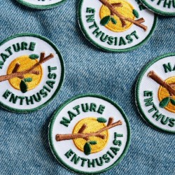 Badges à repasser pour chien - Montrez-nous votre attitude - Amateur de la Nature