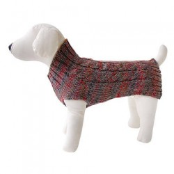 Pull Côtelé Chiné pour chien - T. 35 cm