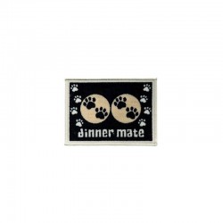 Pet Rebellion - Mini Tapis De Repas Noir Dinner Mate