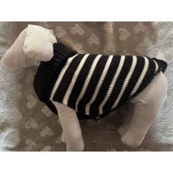 Doogy/ Pull marin noir et blanc