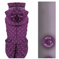 Milk & Pepper / Imperméable Ladybird Violet