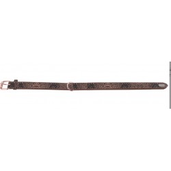 DOOGY / Collier chien simili imprimé Python