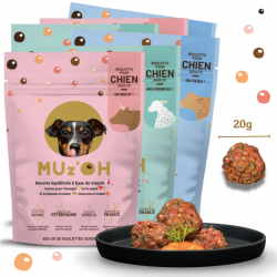 MUz'OH | Chien | Repas frais 5kg | OH' Bœuf, OH' Veau, AH l'Agneau