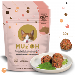 MUz'OH | Chat | Repas frais 3kg OH' Bœuf