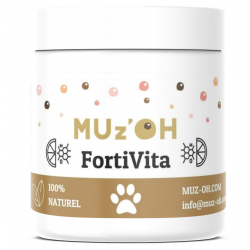 MUz'OH | Chien | Forti-Vita régule le transit et soin de peau & pelage 2x100g