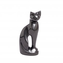 Urns Paradise | Chat | Urne Funéraire Chat Noir Statue, Souvenir De Son Animal De Compagnie