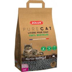 Zolux Litière papier recyclé purecat 10L